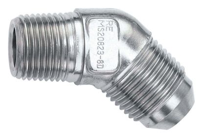 #3 to 1/8 NPT 45 Deg S Adapter