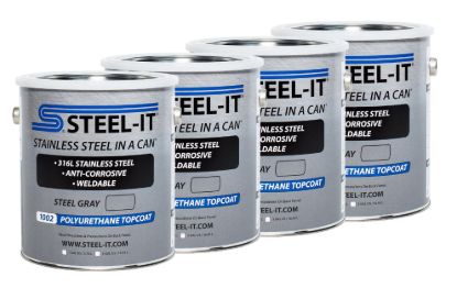 Steel Gray Polyurethane Case 4 x 1 Gallon