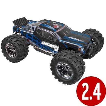 Picture of Earthquake3.5-new-blue Earthquake 3.5 1/8 Scale Nitro Monster Truck