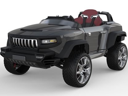 Picture of Henes BR-T870_Black Broon T870 4x4 Ride-On Car 24v with Tablet (RC) Black