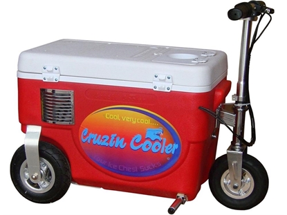 Picture of Cruzin Cooler CS-1000_Red Cooler Scooter 1000w Red