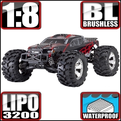 Picture of Earthquake-8e-red Earthquake 8e 1/8 Scale Brushless Monster Truck