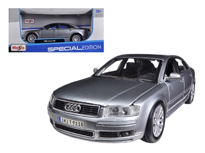 Picture of Maisto 31971 Audi A8 Grey 1/26 Diecast Model Car