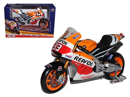 Picture of Maisto 31406ma 2014 Repsol Honda #93 Rc2 13v Marc Marquez Motorcycle Model 1/10