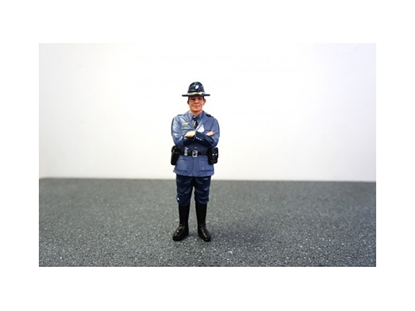 Picture of American Diorama 16108 State Trooper Tim Figure For 1:18 Diecast Model Cars