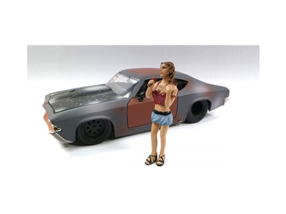Picture of American Diorama 23819 Look Out Girl Monica Figure For 1:24 Scale Diecast Car Models
