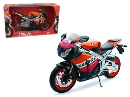 Picture of New Ray 49073 2009 Honda Cbr1000rr Repsol Motorcycle 1/6 Diecast Model