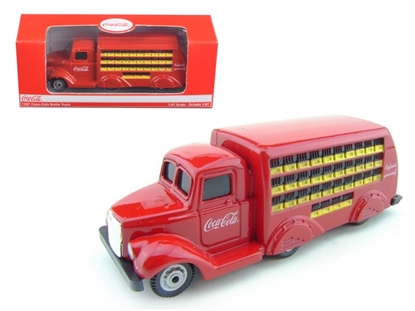 Picture of Motorcity Classics 424132 1937 Coca Cola Delivery Bottle Truck 1:87 Ho Scale Diecast Model