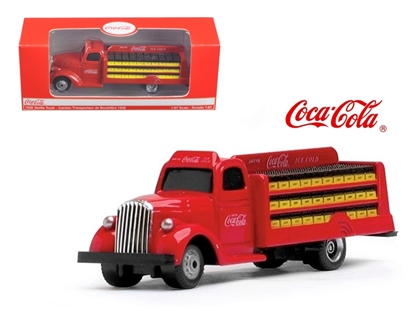 Picture of Motorcity Classics 424133 1938 Coca Cola Delivery Bottle Truck 1:87 Ho Scale Diecast Model