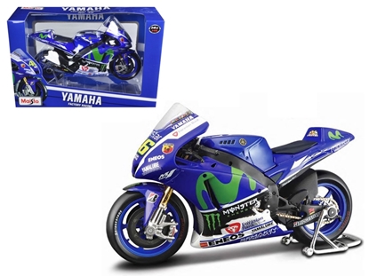 Picture of Maisto 31407vr Yamaha Yzr-m1 #46 2015 Moto Gp Valentino Rossi Motorcycle Model 1/10