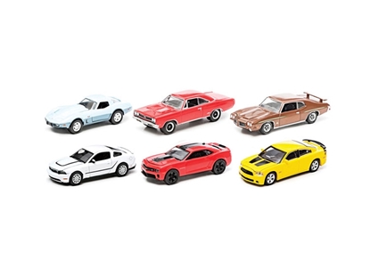 Picture of Greenlight 13060 Greenlight Muscle Series 6, 6pc Set 1/64 Diecast Car