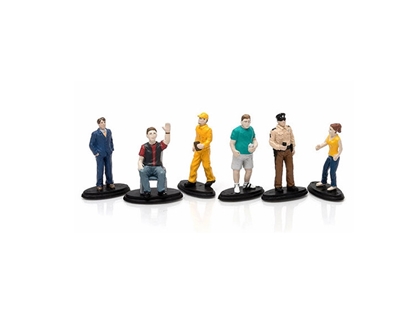 Picture of Greenlight 13075 Greenlight Muscle People Pack 6pc Set Series 2 For 1/64 Scale Model Cars