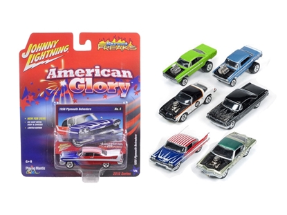 Picture of Autoworld Jlsf001-a Street Freaks Release 1-a, Set Of 6 Cars 1/64 Diecast Model Cars