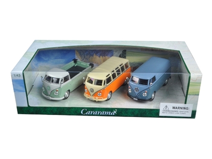 Picture of Cararama 35308 Volkswagen Buses 3pc Gift Set 1/43 Diecast Model Cars
