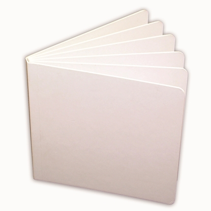 Picture of Ashley Productions 10704  White Hardcover Blank Book 5 X 5
