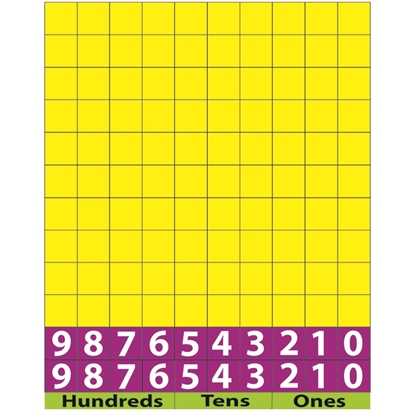 Picture of Ashley Productions 11303  Math Die Cut Magnets Base Ten