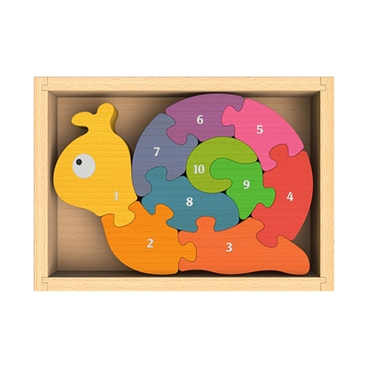 Picture of Begin Again I1202  Number Snail Puzzle