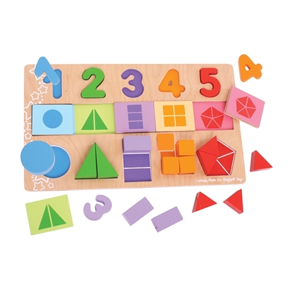 Picture of Bigjigs Toys Bj459  My First Fractions Puzzle