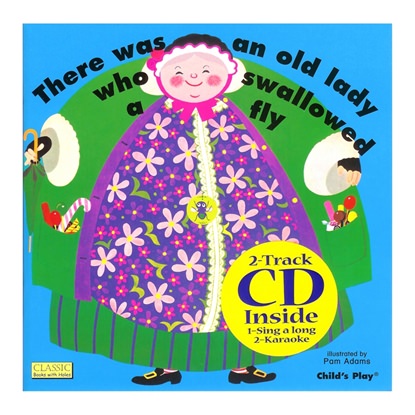 Picture of Childs Play Books 9781904550624  Old Lady Who Swallowed A Fly & Cd