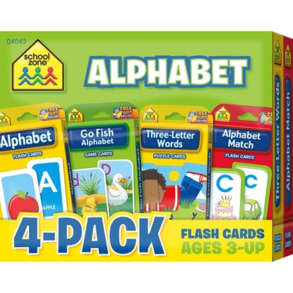 Picture of Alphabet Flash Cards 4 Pk