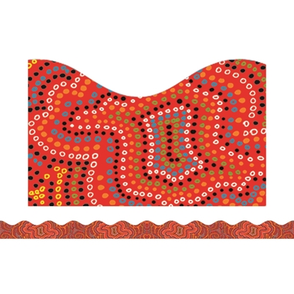 Picture of Aboriginal Art Scalloped Trimmer