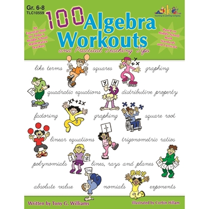 Picture of 100 Algebra Workouts Gr 6-8