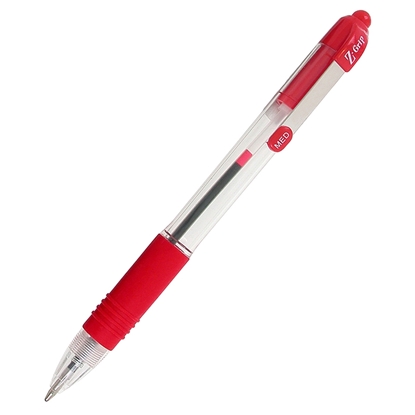 Picture of Z Grip Ballpoint Pen Red 12 Ct