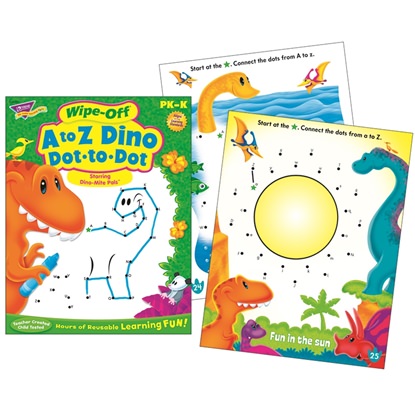 Picture of A To Z Dino Dot To Dot Dino-mite