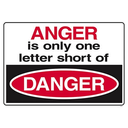 Picture of Anger Is Only Only One Letter Short