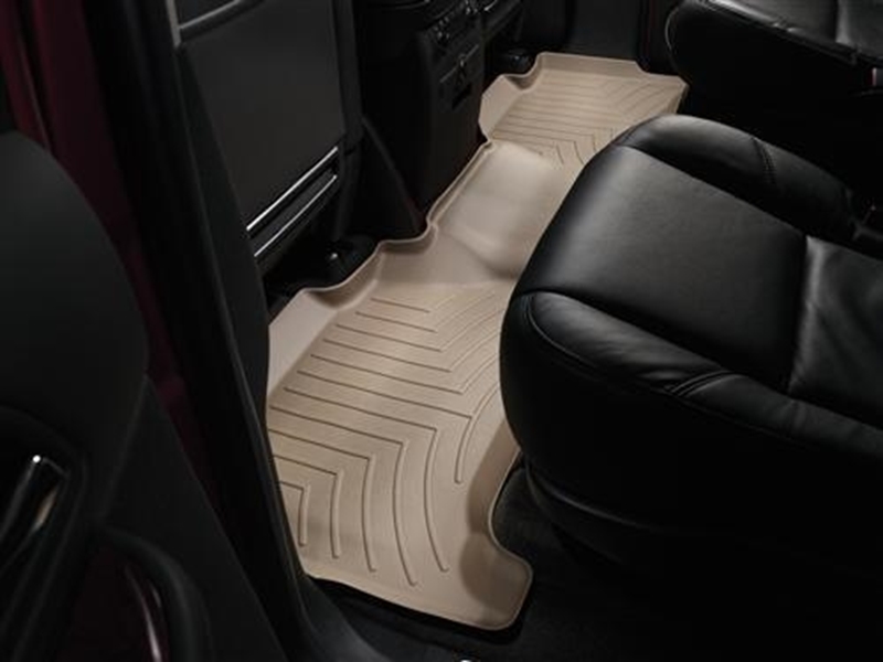 Picture of WeatherTech 451542 WeatherTech DigitalFit Rear Floor Liners (Tan) - 451542