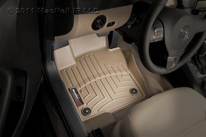 Picture of WeatherTech 453541 WeatherTech DigitalFit Front Floor Liners (Tan) - 453541