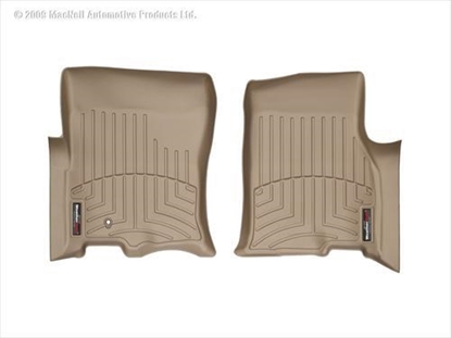 Picture of WeatherTech 451071 WeatherTech DigitalFit Front Floor Liners (Tan) - 451071