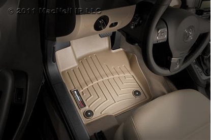 Picture of WeatherTech 453541 WeatherTech DigitalFit Front Floor Liners (Tan) - 453541