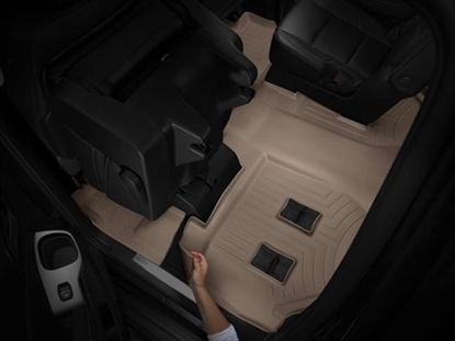 Picture of WeatherTech 456073 WeatherTech DigitalFit Rear Floor Liners (Tan) - 456073