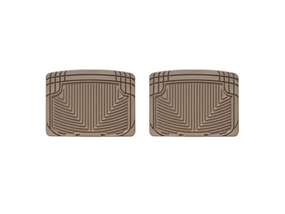 Picture of WeatherTech W20TN WeatherTech All Weather Rear Rubber Floor Mats (Tan) - W20TN