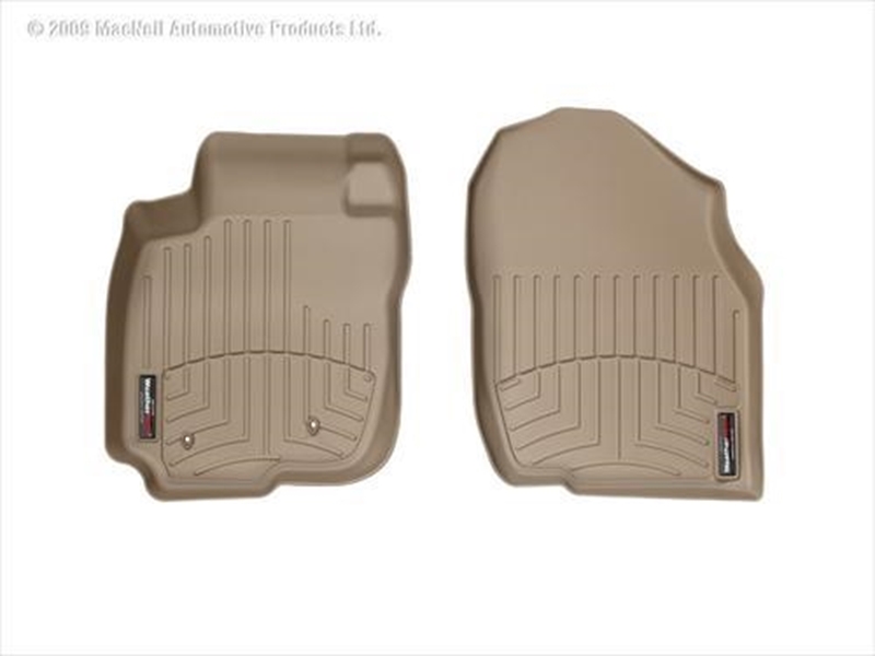 Picture of WeatherTech 450721 WeatherTech DigitalFit Front Floor Liners (Tan) - 450721