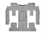 Picture of WeatherTech 469423 Weathertech DigitalFit Rear Floor Liners (Gray) - 469423