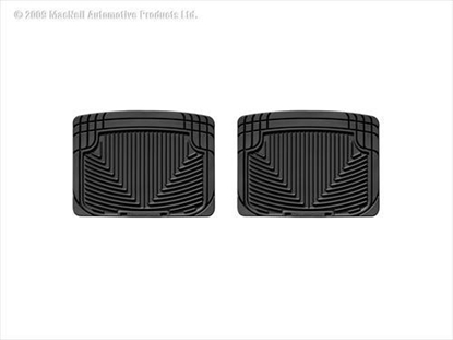 Picture of WeatherTech W281 WeatherTech All Weather Rear Rubber Floor Mats (Black) - W281