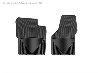 Picture of WeatherTech W19 WeatherTech All Weather Front Rubber Floor Mats (Black) - W19