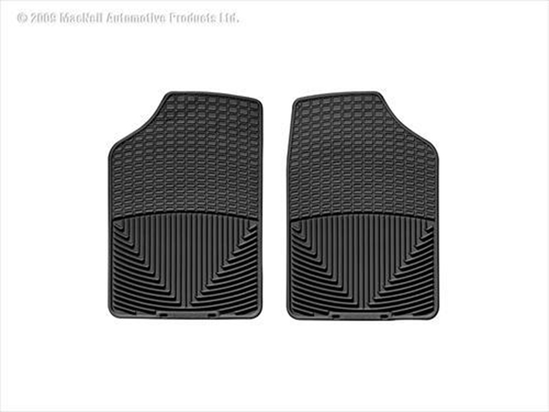 Picture of WeatherTech W2 WeatherTech All Weather Front Rubber Floor Mats (Black) - W2