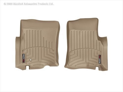 Picture of WeatherTech 450291 WeatherTech DigitalFit Front Floor Liners (Tan) - 450291