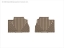 Picture of WeatherTech W70TN WeatherTech All Weather Rear Rubber Floor Mats (Tan) - W70TN