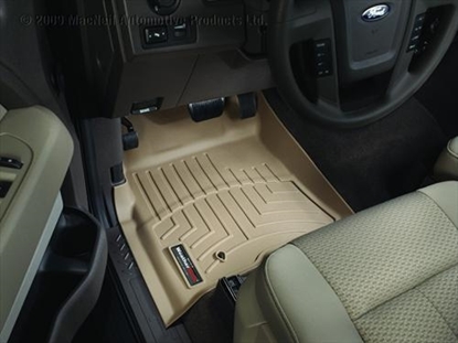 Picture of WeatherTech 451791 WeatherTech DigitalFit Front Floor Liners (Tan) - 451791