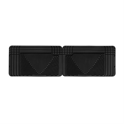 Picture of WeatherTech W25 WeatherTech All Weather Rear Rubber Floor Mats (Black) - W25