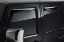 Picture of WeatherTech 82443 WeatherTech Front and Rear Window Deflector Set (Dark Tint) - 82443