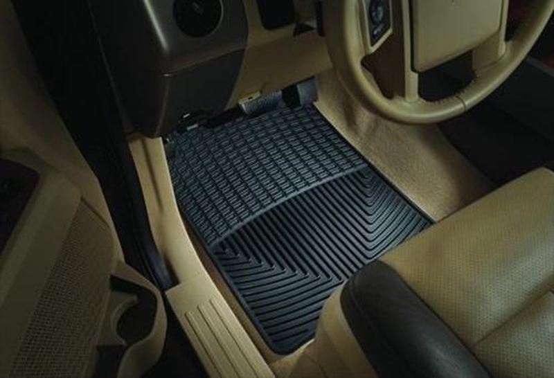 Picture of WeatherTech W203 WeatherTech All Weather Front Rubber Floor Mats (Black) - W203