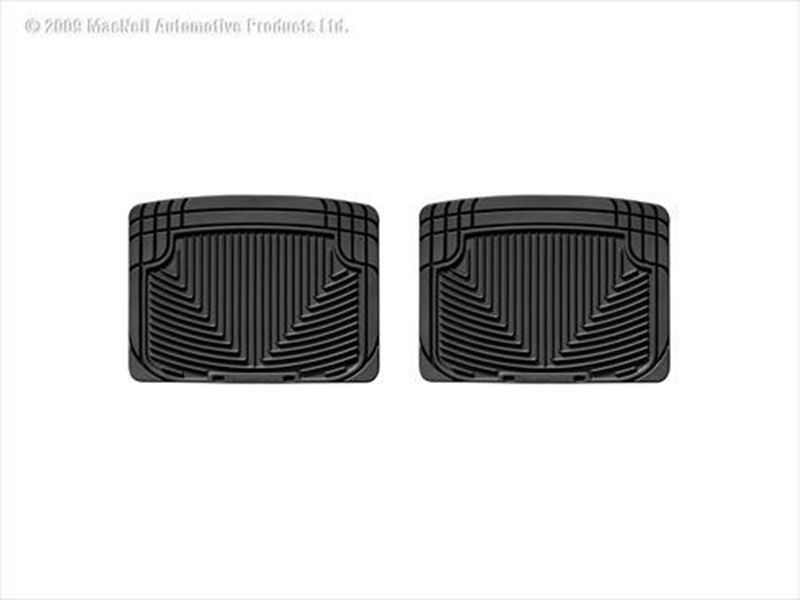 Picture of WeatherTech W281 WeatherTech All Weather Rear Rubber Floor Mats (Black) - W281