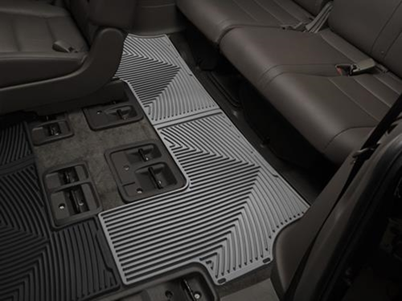 Picture of WeatherTech W160GR All Weather Front Third Row Floor Mats W160GR
