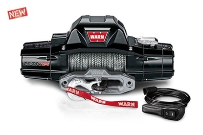 Picture of Warn 95950 Warn ZEON 12-S Recovery 12000lb Winch with Spydura Synthetic Rope - 95950