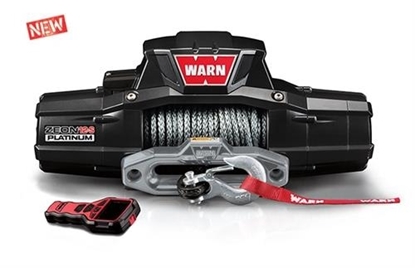 Picture of Warn 95960 Warn ZEON Platinum 12-S Recovery 12000lb Winch with Spydura Synthetic Rope - 95960